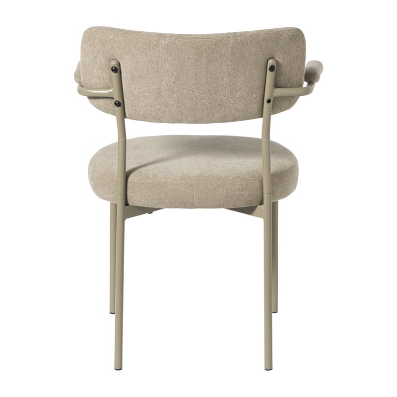 Eetkamerstoel Elvis - beige - 79x57x52 cm