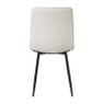 Eetkamerstoel chenille - beige - 90x53.5x44.5 cm