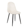 Eetkamerstoel Ivy velvet - beige - 88x44x53 cm 
