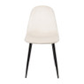 Eetkamerstoel Ivy velvet - beige - 88x44x53 cm 