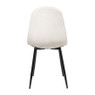 Eetkamerstoel Ivy velvet - beige - 88x44x53 cm 