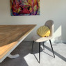 Eetkamerstoel Ivy velvet - beige - 88x44x53 cm 