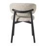 Eetkamerstoel Novi - beige/zwart - 74x51.5x51 cm