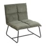Fauteuil Olivia - groen - 70x64x75 cm 
