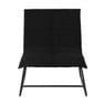 Fauteuil Olivia - zwart - 70x64x75 cm 