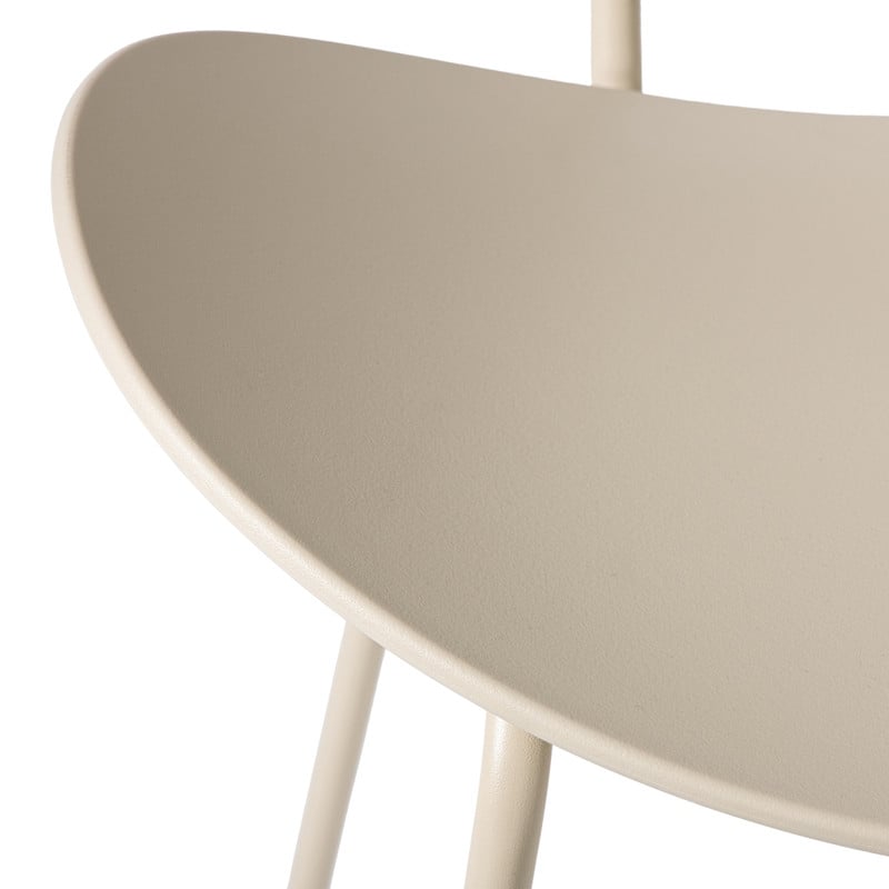 Eetkamerstoel Paula - beige - 81x52x50 cm
