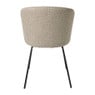 Eetkamerstoel Irene - bruin/zwart - 77x56.5x51 cm