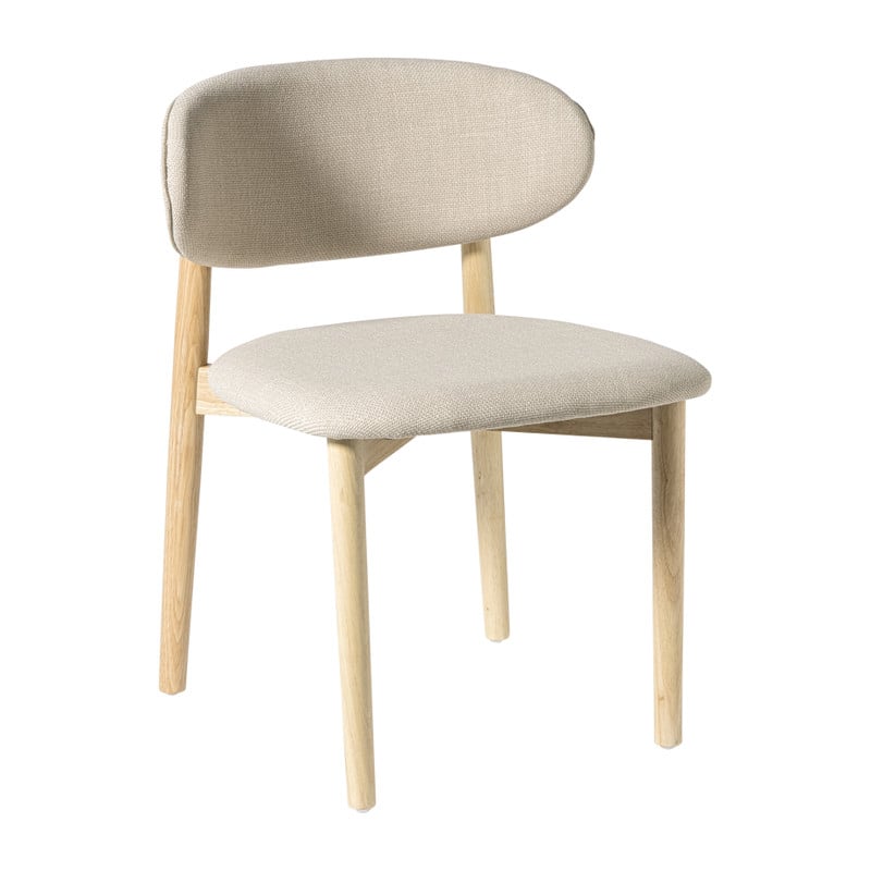 Eetkamerstoel Niki - wit - 78x55x54 cm