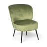Fauteuil Frida - groen - 77x69x60 cm 