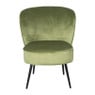 Fauteuil Frida - groen - 77x69x60 cm 
