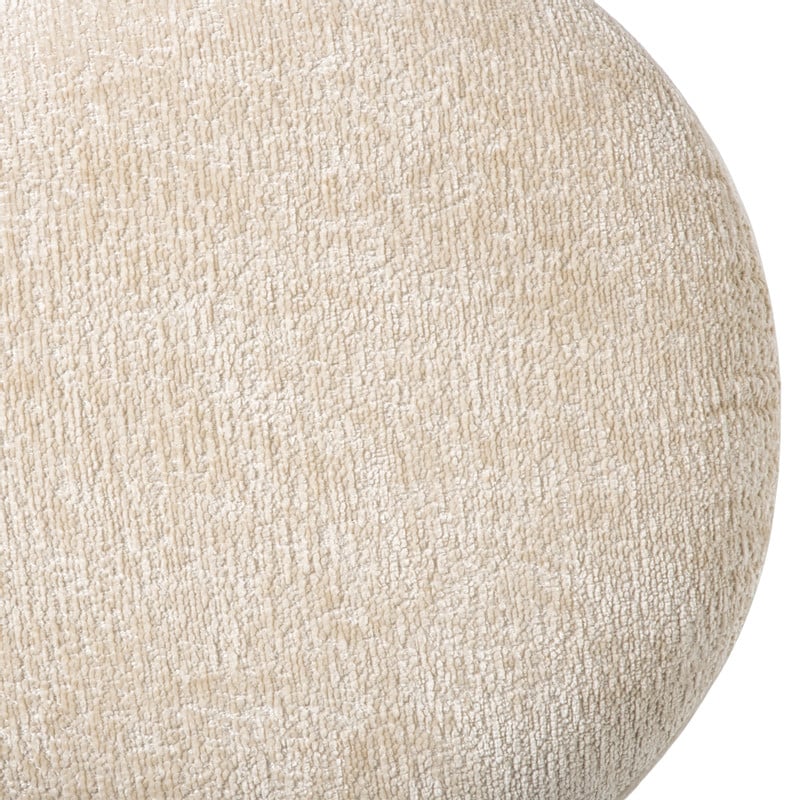 Opbergpoef bubbles - beige - ø41x41 cm