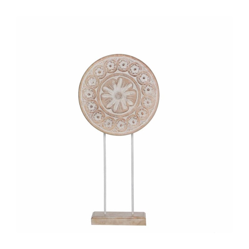 Mica Decorations beeld - white wash - 54 cm