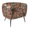 Armfauteuil Frida - gebloemd - 69x75x71 cm