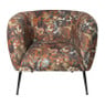Armfauteuil Frida - gebloemd - 69x75x71 cm
