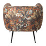 Armfauteuil Frida - gebloemd - 69x75x71 cm