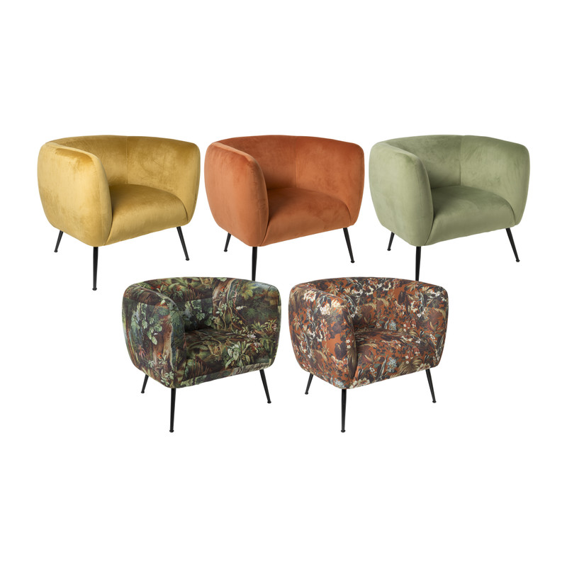 Armfauteuil Frida - jungle - 69x75x71 cm