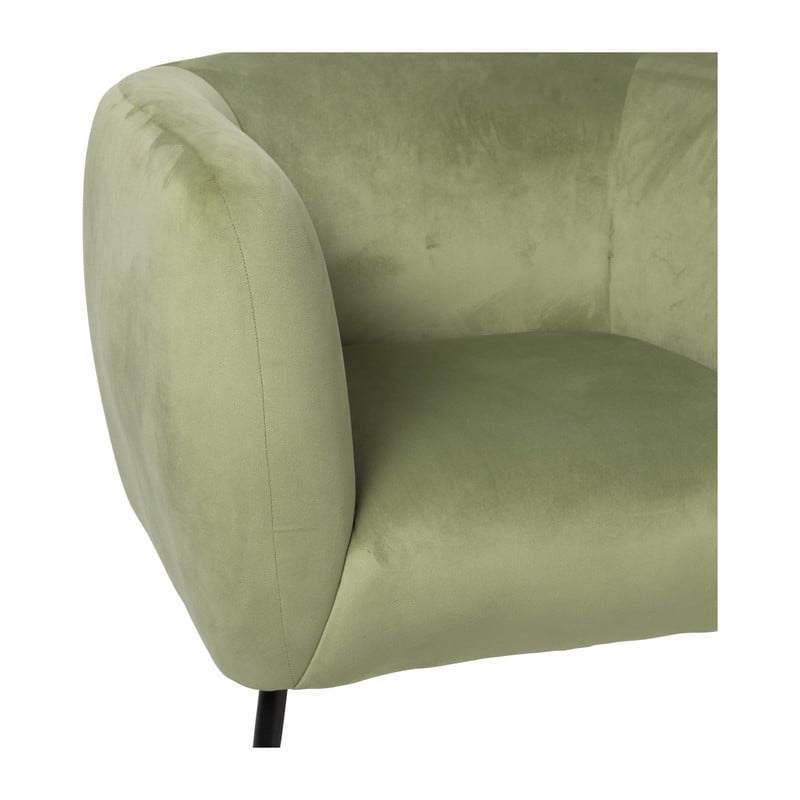 Armfauteuil Frida - groen - 69x75x71 cm