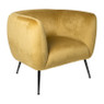 Armfauteuil Frida - geel - 69x75x71 cm