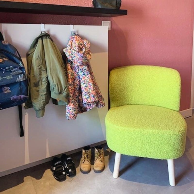 Fauteuil Sita - groen - 69x56x66 cm