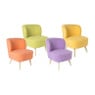 Fauteuil Sita - lila - 69x56x66 cm