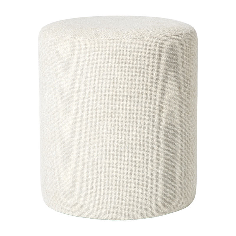 Poef Debby - beige - ø35x40 cm