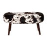 Bankje the cow - bruin/beige - 40x82x40 cm