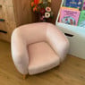 Kids fauteuil Peppi - lichtroze - 41x52x44 cm
