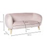 Kids bank Peppi - lichtroze - 41x88.5x45 cm