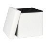 Opbergbox Teddy opvouwbaar - wit - 38x38x38 cm