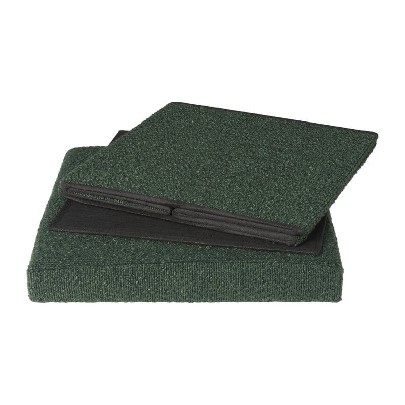 Opbergbox Teddy opvouwbaar - groen - 38x38x38 cm
