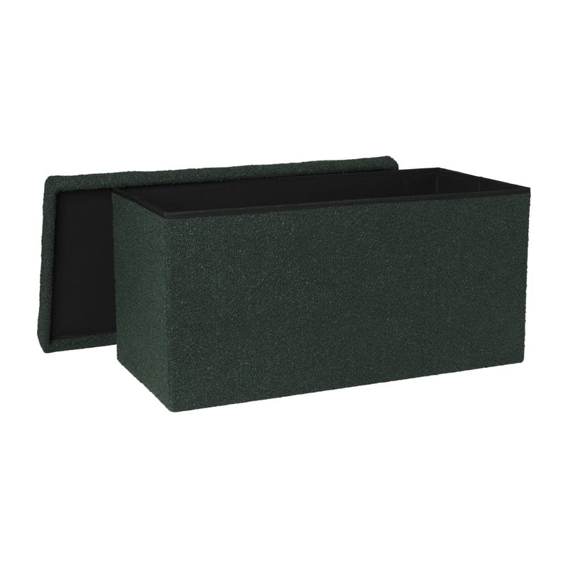 Opbergbox Teddy opvouwbaar - groen - 38x76x38 cm
