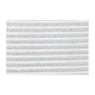 Opbergbox teddy rib rechthoekig - wit - 38x76x38 cm 