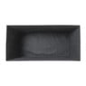 Opbergbox teddy rib rechthoekig - wit - 38x76x38 cm 