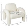 Sofa Marilyn - beige - 74x88x79 cm