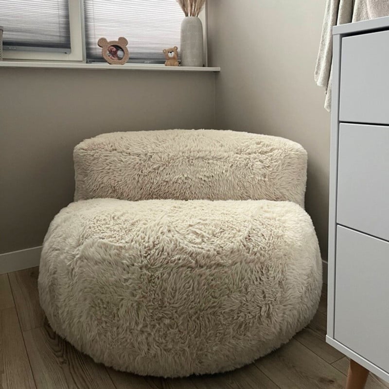 Sofa the bear - beige - ø95x65 cm