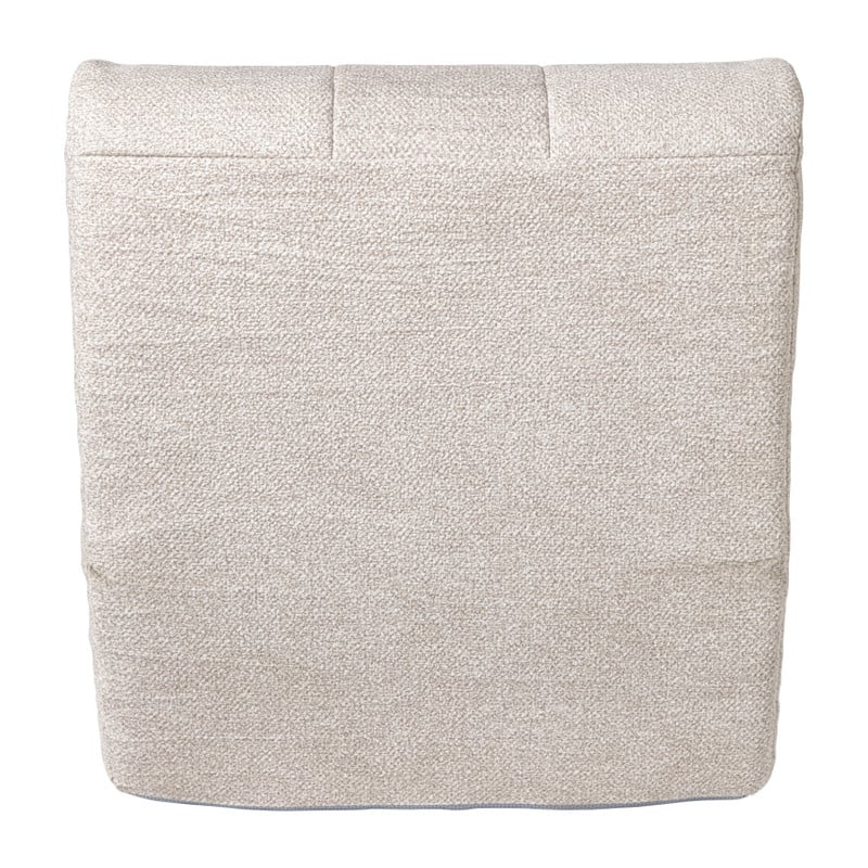 Fauteuil chenille chunk - beige - 87x72x66 cm