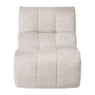 Fauteuil chenille chunk - beige - 87x72x66 cm