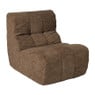 Fauteuil chenille chunk - bruin - 87x72x66 cm