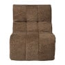 Fauteuil chenille chunk - bruin - 87x72x66 cm