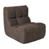 Fauteuil chenille chunk - donkerbruin - 87x72x66 cm