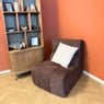 Fauteuil chenille chunk - donkerbruin - 87x72x66 cm