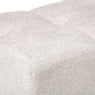 Hocker chenille - beige - 38x66x38 cm