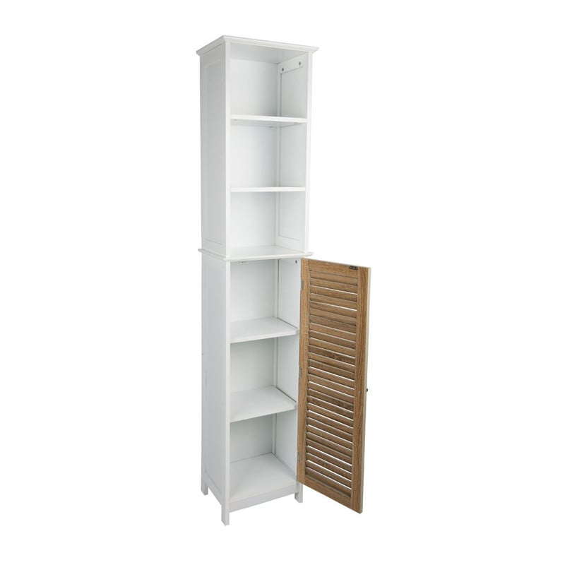 Kast hoog - 6 planken en deurtje - 35x26x173 cm 