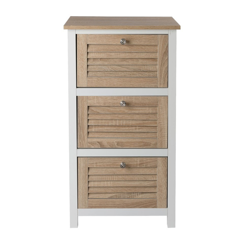 Kast - 3 laden - 45x35x82 cm 