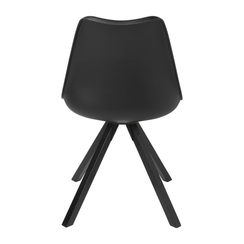 Eetkamerstoel Olympic - zwart - 82x58x48 cm