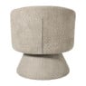 Draaifauteuil bouclé - taupe - 74x68x66 cm
