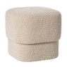 Poef vilt - beige - 40x40x40 cm