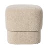 Poef vilt - beige - 40x40x40 cm