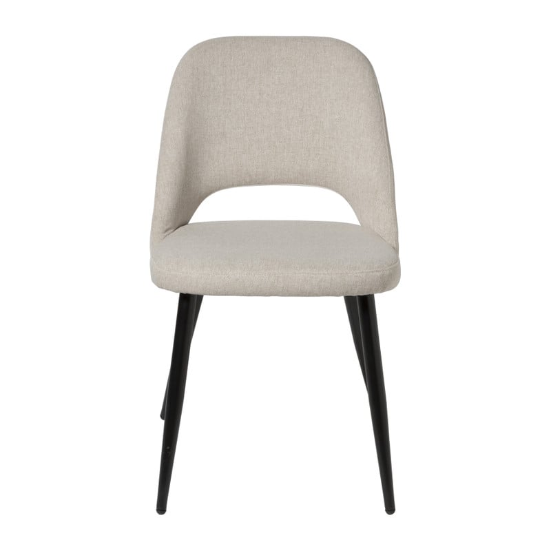 Eetkamerstoel Leonardo - beige - 82.5x61.5x48.5 cm