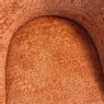 Draaifauteuil bouclé - bruin - 74x68x66 cm